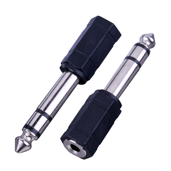 Vanco AD529 3.5mm Stereo Jack- 1/4" Stereo Plug Adapter
