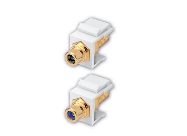Vanco 820632 Black RCA Keystone Insert
