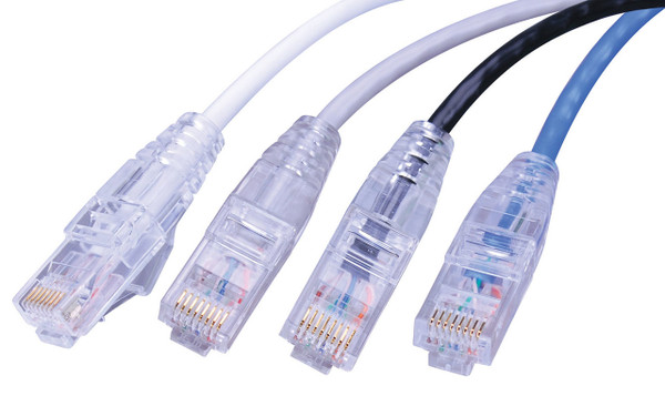 Vanco SCAT6-50BK 50ft. Black Super Slim Cat6 Patch Cable