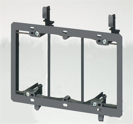 Vanco LV3 PVC Low Voltage Triple Mounting Bracket