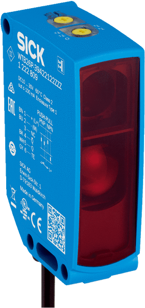 Sick 1222808 WTB26I-39721122ZZZ Compact Photoelectric Sensor