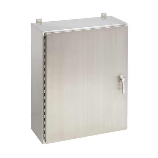Hoffman A30H2408SS6LP3PT Type 4X Stainless Steel Continuous Hinge Enclosure with 3PT Latch