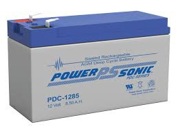 Power Sonic PDC-1285 F2 Deep Cycle Rechargeable Sealed Lead Acid Battery
