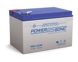 Power Sonic PDC-12140 F2 Deep Cycle Rechargeable Sealed Lead Acid Battery