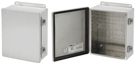 Hoffman A12106CHAL Type 12 Aluminum Continuous Hinge Clamp Enclosure