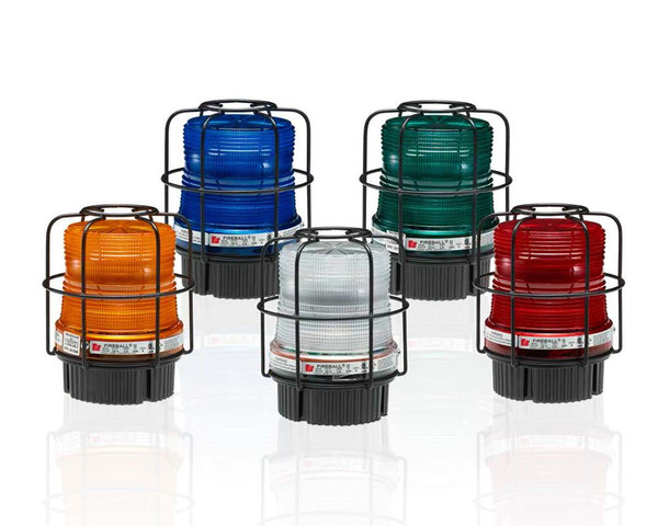 Federal Signal FB2LEDX-120-240R 120-240VAC Red Fireball Hazardous Location LED Warning Light