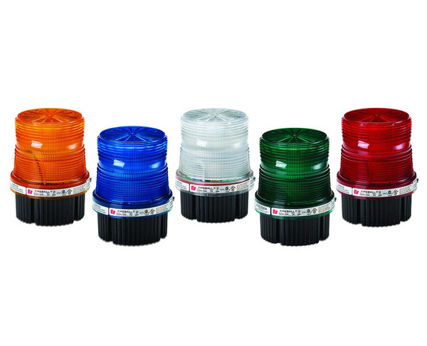 Federal Signal FB2LED-012-024R 12-24VDC Red Fireball LED Light