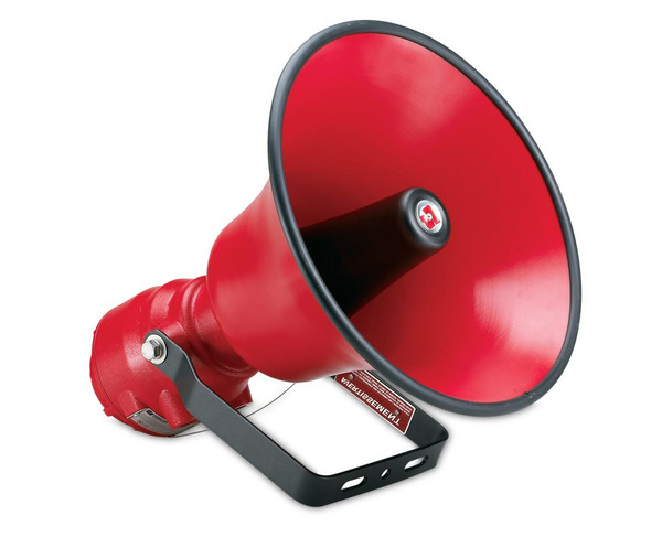 Federal Signal ASUX-024 Amplified Speaker, 30W, Supervised, Explosion-Proof, UL and cUL CID1, UL Fire, 24VDC, Red