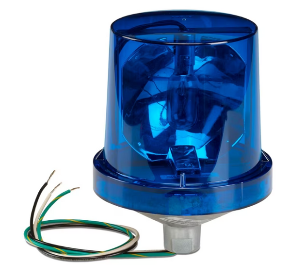 Federal Signal 225-120B 120VAC Blue Electraray Rotating Incandescent Light
