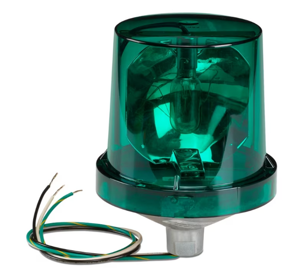 Federal Signal 225-120G 120VAC Green Electraray Rotating Incandescent Light