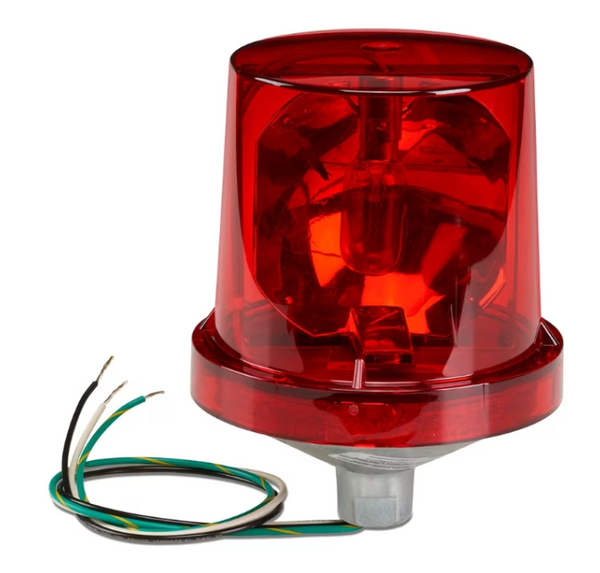 Federal Signal 225-120R 120VAC Red Electraray Rotating Incandescent Light