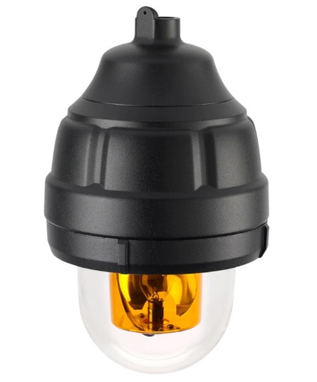 Federal Signal 121X-024A-MOD 24VDC Amber Explosion-Proof Rotating Light