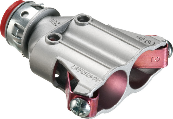 Arlington 404010AST 3/8" Insulated-Throat SNAP2IT Duplex Connector