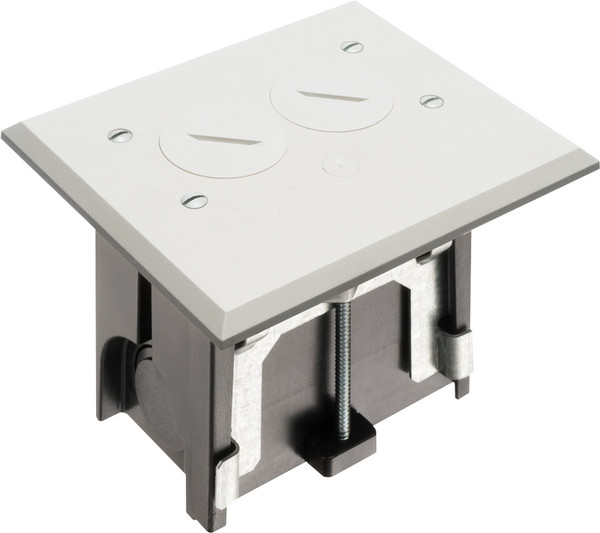 Arlington FLBA101W Non-Metallic Adjustable Floor Box