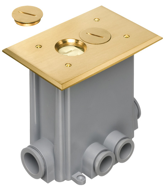 Arlington FLBC101MB Metal-Cover Concrete Floor Box