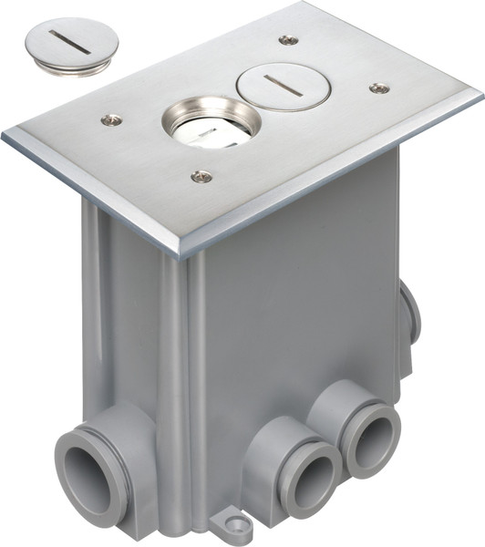 Arlington FLBC101NL Metal-Cover Concrete Floor Box