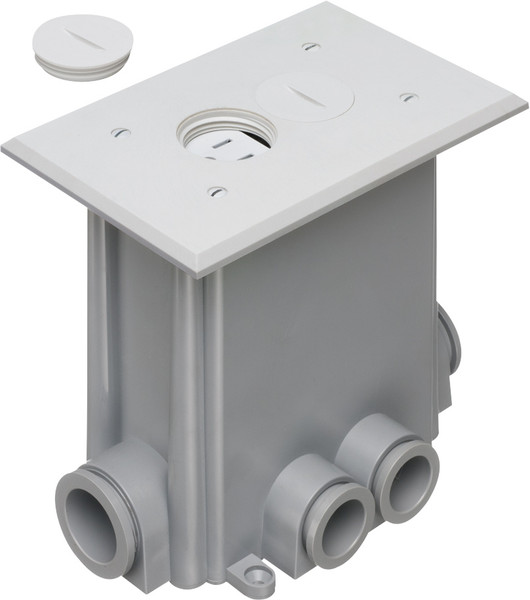 Arlington FLBC101W Non-Metallic Concrete Floor Box
