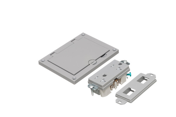 Arlington FLBC8501GY Plastic-Cover Gangable Box Kit