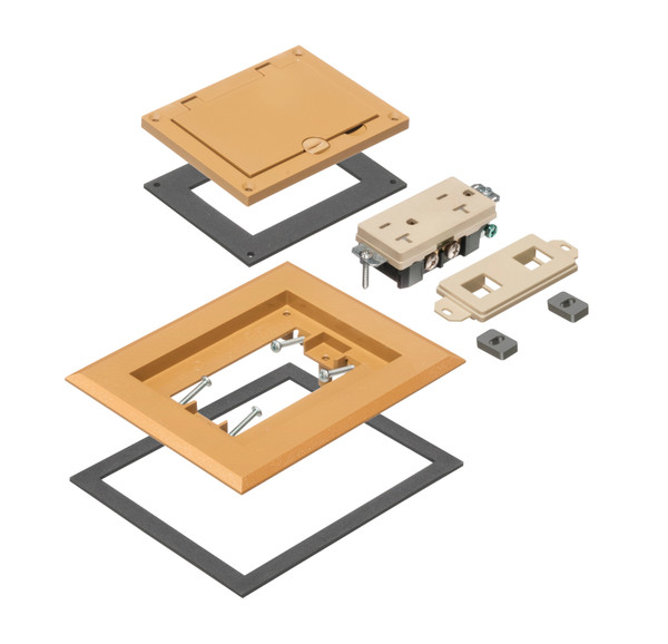 Arlington FLBC8510CA Plastic-Cover Gangable Box Kit