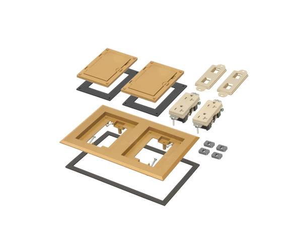 Arlington FLBC8520CA Plastic-Cover Gangable Box Kit