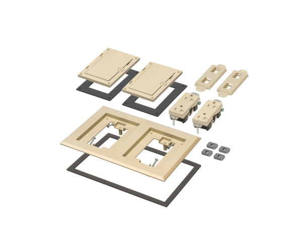Arlington FLBC8520LA Plastic-Cover Gangable Box Kit
