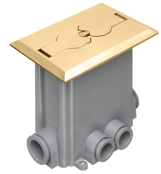 Arlington FLBCF101MB Metal-Cover Concrete Floor Box