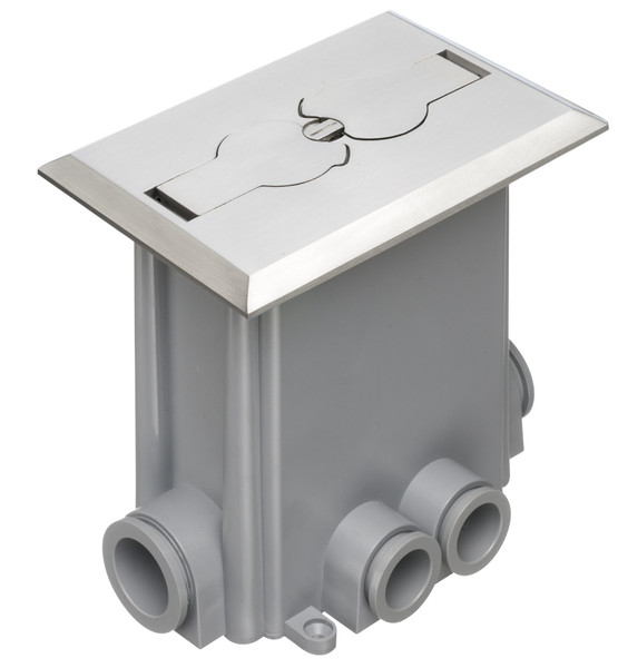 Arlington FLBCF101NL Metal-Cover Concrete Floor Box