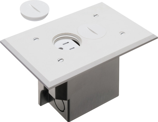 Arlington FLBR101W Non-Metallic Floor Box