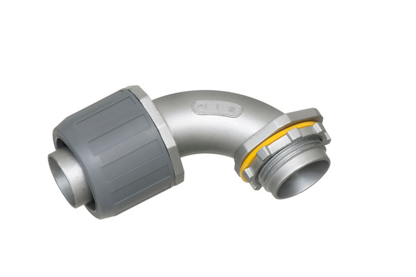 Arlington LT9010 1" 90-Degree SNAP2IT Zinc Connector