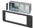 Arlington TVBS613BL Steel Recessed TV Box