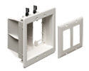Arlington TVBU505BL Two-Gang Recessed TV Box