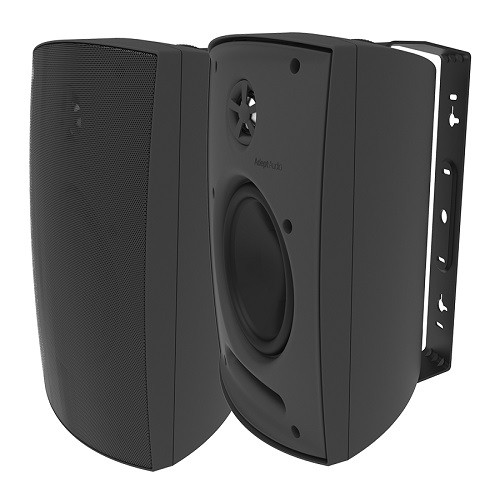 Adept Audio IO60B 6.5" Black Surface-Mount Indoor/Outdoor Speakers