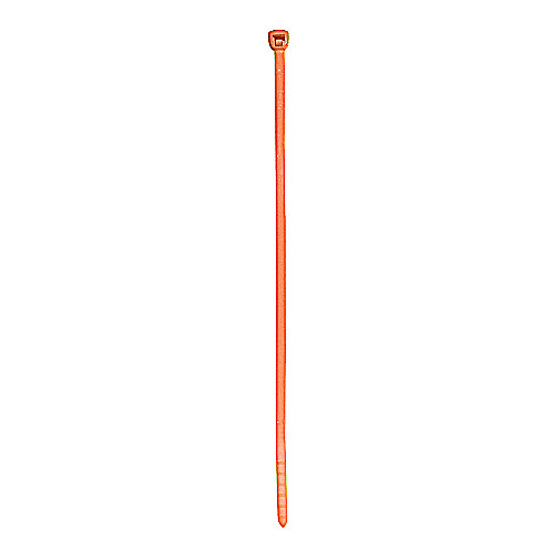 Thomas & Betts L-4-18-3-C Orange Polyamide Cable Ties, 100 Pack