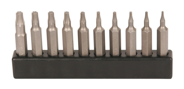 Wiha 75988 10-Piece Torx MicroBits Set