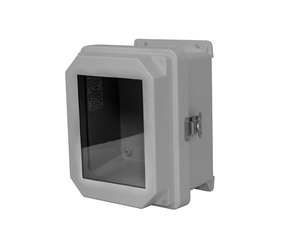 Hoffman RVJB1008HWLL1 Raised Bonded Window Cover NEMA 4X Enclosure