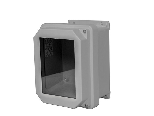 Hoffman RVJB1008NHW Raised Bonded Window Cover NEMA 4X Enclosure