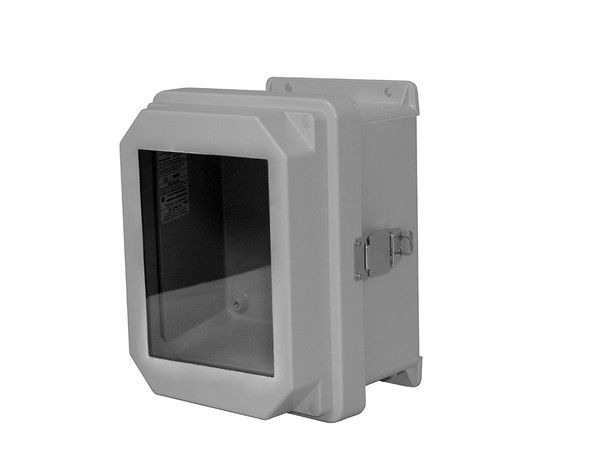 Hoffman RVJB806HWPL1 Raised Bonded Window Cover NEMA 4X Enclosure