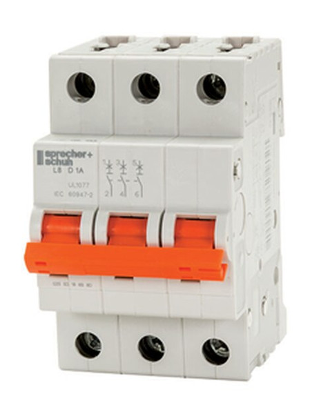 Sprecher & Schuh L8-32/3/C 32A 3-Pole Circuit Breaker