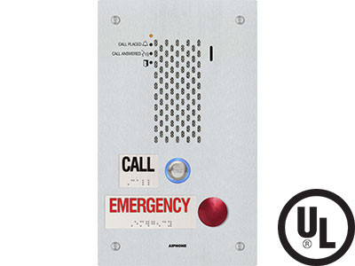 Aiphone IX-SSA-2RA ADA Compliant IP AudioEmergency Station