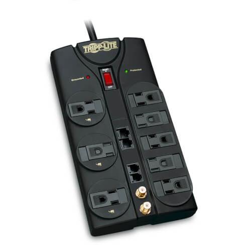 Tripp-Lite TLP810NET 8-Outlet Surge Protector