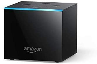 Amazon Fire TV Cube (1st Gen), hands-free with Alexa and 4K Ultra HD and 2nd Gen Alexa Voice Remote - Previous Generation