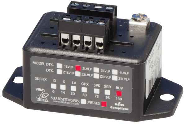 Ditek DTK-2LVLPRUV Telco Circuit Surge Protector