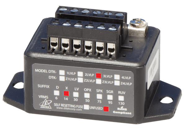 Ditek DTK-3LVLPX Card Reader Surge Protector