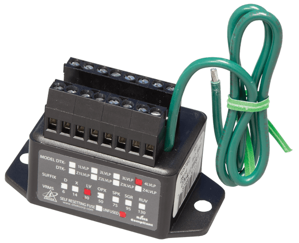 Ditek DTK-4LVLAWGLV Data & Signaling Circuit Surge Protector