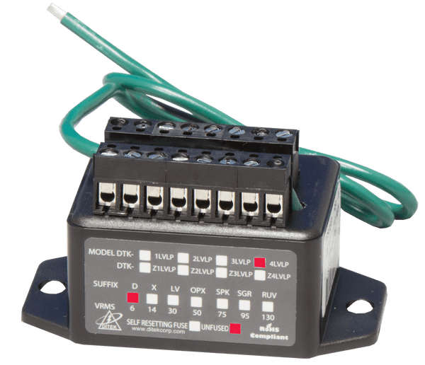 Ditek DTK-4LVLPD Data & Signaling Circuit Surge Protector