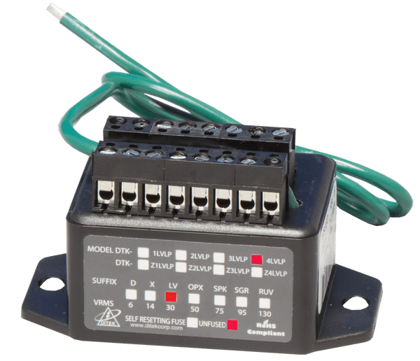 Ditek DTK-4LVLPLV Data & Signaling Circuit Surge Protector