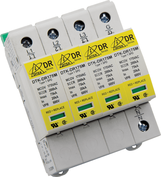 Ditek DTK-DR690P4N DIN Rail Surge Protective Device