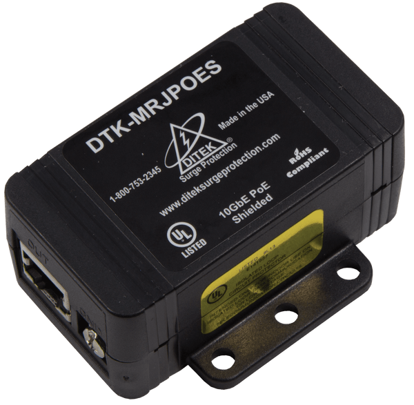 Ditek DTK-MRJPOES Power over Ethernet Surge Protector