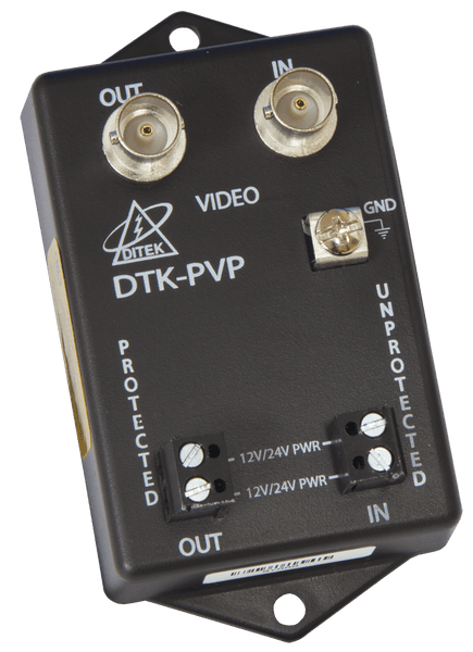 Ditek DTK-PVP27B Fixed Camera Coax Surge Protector