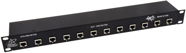 Ditek DTK-RM12ETHS Rack Mount Ethernet Surge Protector